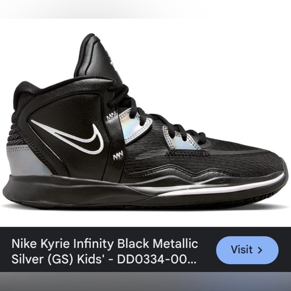 kyrie infinity black and silver